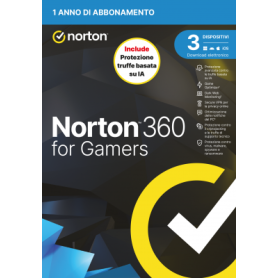 NORTON 360 FOR GAMERS 2026 -ANTITRUFFA- 3 DISPOSITIVI 12 MESI 50GB - IT BOX (21483705)