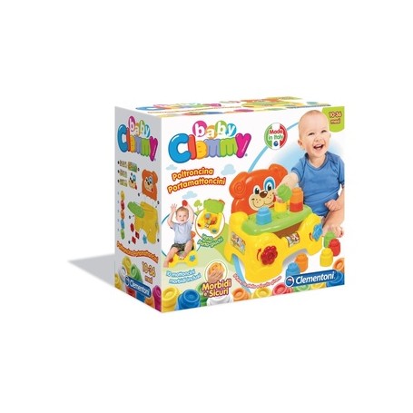 Clementoni Baby Clemmy poltroncina porta mattoncini (17080A)