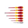 Schraubendreher-Set SoftFinish electric, 7-teilig (rot/gelb) (00834)