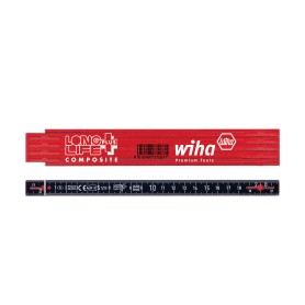 Gliedermastab Longlife Plus Composite, 2 Meter (rot/schwarz) (37067)