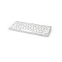 Hama KEY4ALL X510 tastiera Ufficio Bluetooth QWERTZ Tedesco Argento, Bianco (00125135)