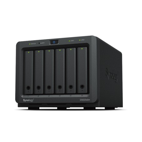 Synology DiskStation DS620SLIM server NAS e di archiviazione Desktop Collegamento ethernet LAN Nero J3355 (DS620SLIM)