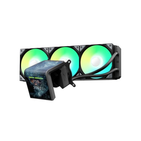 TRYX RAFF LIQUIDO PANORAMA SE ARGB 360 3D-AMOLED DISPLAY 360mm BLACK (L-P360L-AM3M-G0K)