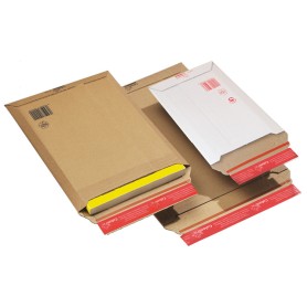 Colompac CP 010.01 (150 x 250 x 1-50) busta Cartoncino, Carta Marrone (CP01001)