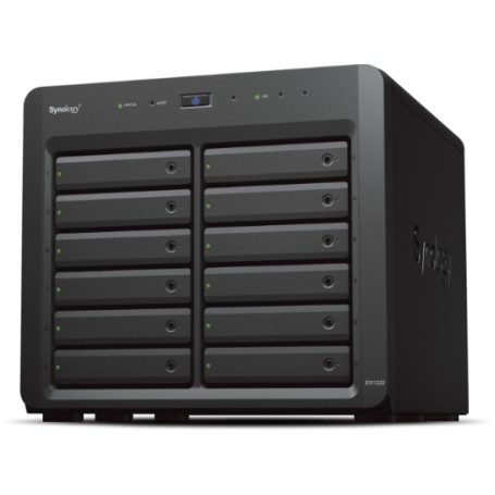 Synology DX1222 contenitore di unità di archiviazione Box esterno HDD/SSD Nero 2.5/3.5" (DX1222)