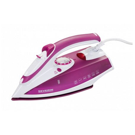 Severin BA3243 Ferro da stiro a secco e a vapore 2400 W Rosso, Bianco