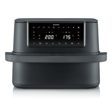 Severin FR 2490 friggitrice Doppia 9 L Indipendente 2600 W Friggitrice ad aria calda Nero