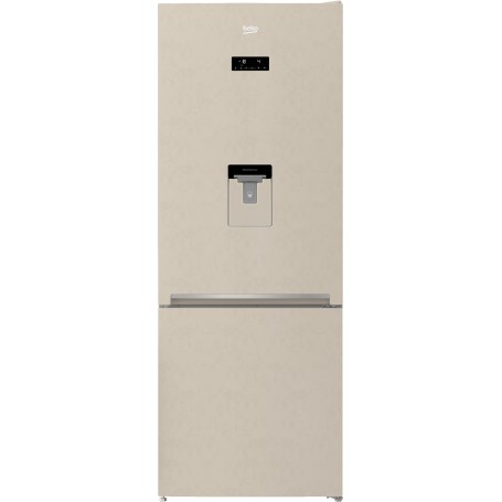 Beko RCNE560E40DBN frigorifero con congelatore Libera installazione 497 L E Sabbia (7298243104)