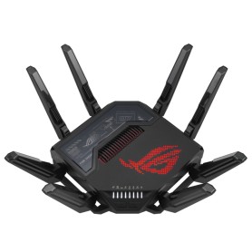 ASUS ROG Rapture GT-BE98 router wireless 10 Gigabit Ethernet Quad-band (2.4 GHz / 5 GHz-1 / 5 GHz-2 / 6 GHz) N (90IG08F0-MO9A0V)