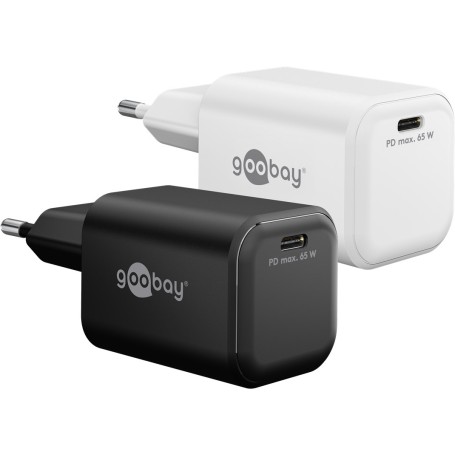 Goobay 79156 Caricabatterie per dispositivi mobili Universale Bianco AC Ricarica rapida Interno