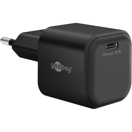 Goobay 76690 Caricabatterie per dispositivi mobili Universale Nero AC Ricarica rapida Interno