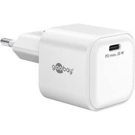 Goobay 76691 Caricabatterie per dispositivi mobili Universale Bianco AC Ricarica rapida Interno