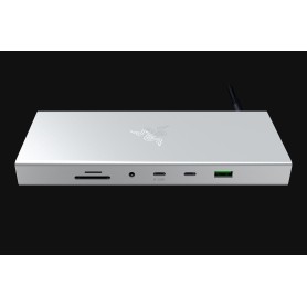 Razer USB 4 Dock USB tipo-C 10000 Mbit/s Argento (RZ21-02280200-R3E1)