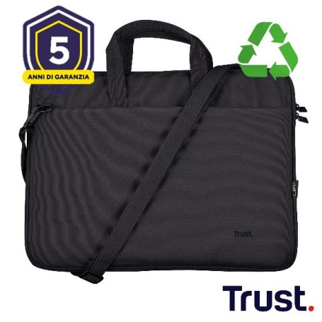 BOLOGNA LAPTOP BAG 14  BLACK (26207)