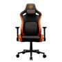 COUGAR Gaming CGR-DFL Sedia da gaming per PC Sedia imbottita tappezzata Nero, Arancione