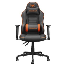 COUGAR Gaming 3MFSLORB.0001 sedia per videogioco Sedia da gaming per PC Seduta imbottita Nero, Arancione (CGR-FUSSL)