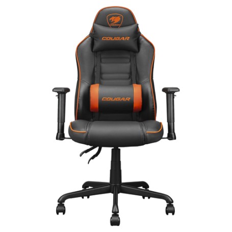 COUGAR Gaming 3MFSLORB.0001 sedia per videogioco Sedia da gaming per PC Seduta imbottita Nero, Arancione (CGR-FUSSL)