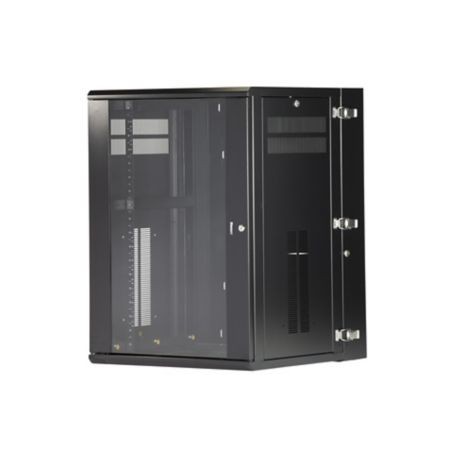 Panduit PZWMC18W rack 18U Da parete Nero