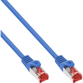InLine S-STP/PiMF Cat.6 0.5m Blue cavo di rete 0,5 m Cat6 S/FTP (S-STP) (76450B)