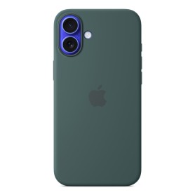 Apple Custodia MagSafe in silicone per iPhone 16 Plus - Verde lago (MYYH3ZM/A)