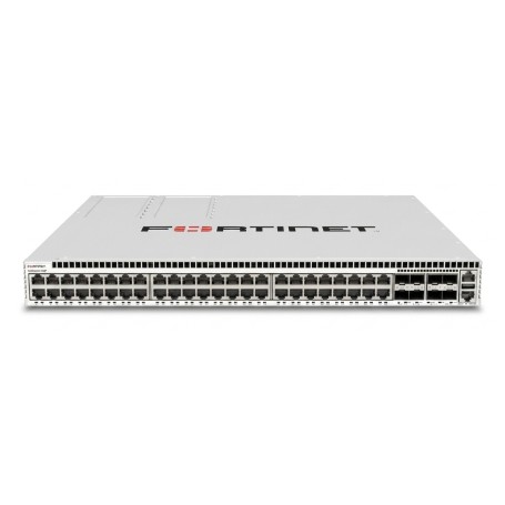 Fortinet FS-648F-FPOE switch di rete Gestito L2/L3 5G Ethernet (100/1000/5000) Supporto Power over Ethernet (PoE) 1U Argento