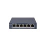 HIKVISION SWITCH L2, SMART MANAGED, 4 GIGABIT RJ45 POE PORTS, 2 GIGABIT RJ45 PORT, 802.3AF/AT, POE P (DS-3E1506P-EI)