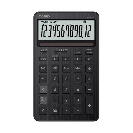 Casio JW-200DQ calcolatrice Desktop Calcolatrice di base Nero (JW-200DQ-BK-W-EP)