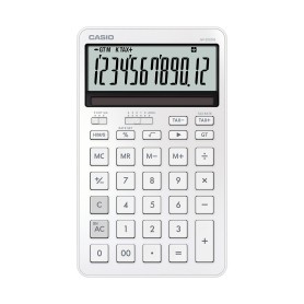 Casio JW-200DQ calcolatrice Desktop Calcolatrice di base Bianco (JW-200DQ-WE-W-EP)