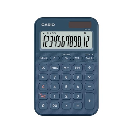 Casio MS-20YC calcolatrice Desktop Calcolatrice di base Blu marino (MS-20YC-NY-W-EP)