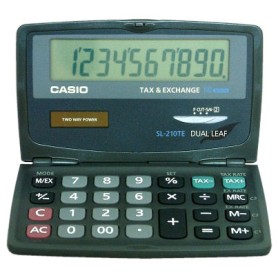 Casio SL-210TE calcolatrice Tasca Calcolatrice di base Blu (SL-210TE)