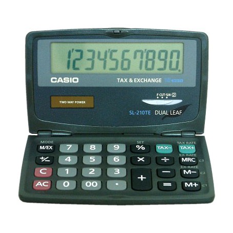 Casio SL-210TE calcolatrice Tasca Calcolatrice di base Blu (SL-210TE)