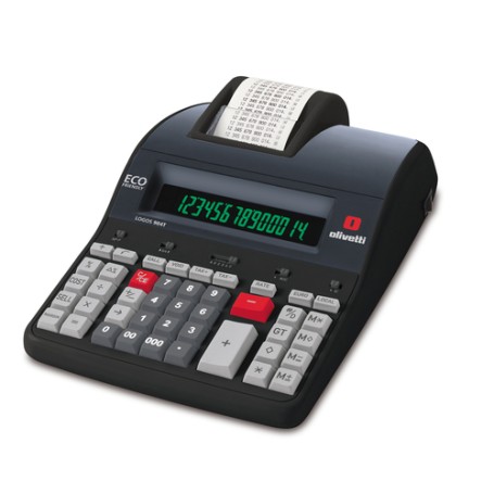 Olivetti Logos 904T calcolatrice Tasca Calcolatrice con stampa Nero (B5896)