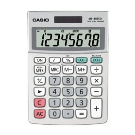 Casio MS-88ECO calcolatrice Desktop Calcolatrice con display (MS-88ECO)