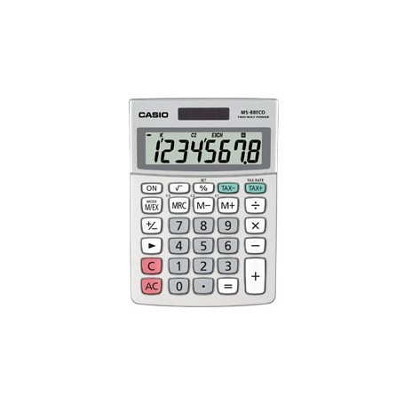 Casio MS-88ECO calcolatrice Desktop Calcolatrice con display (MS-88ECO)