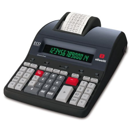 Olivetti Logos 914T calcolatrice Desktop Calcolatrice con stampa Nero (B5898)