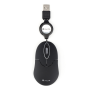 NGS MOUSE USB 3 TASTI 1000DPI CAVO RETRATTILE COLORE NERO (SIN BLACK)