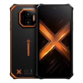 HAMMER Energy X2 15,5 cm (6.1") Doppia SIM Android 15 4G USB tipo-C 6 GB 128 GB 5000 mAh Nero, Arancione (TEL001059)