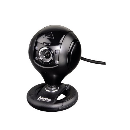 Hama 00053950 webcam 1,3 MP 1280 x 1024 Pixel USB 2.0 Nero