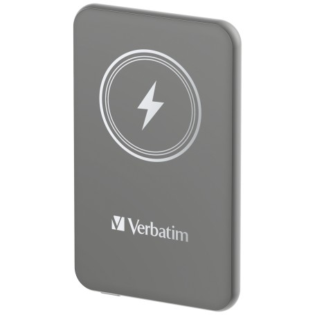VERBATIM POWER BANK 5000 CHARGENGO MAGNETICA WIRELESS,GRIGIA (32244)