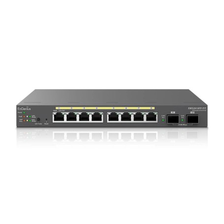 EnGenius EWS2910FP-FIT switch di rete Gestito L2/L3 Gigabit Ethernet (10/100/1000) Supporto Power over Ethernet (PoE) Grigio