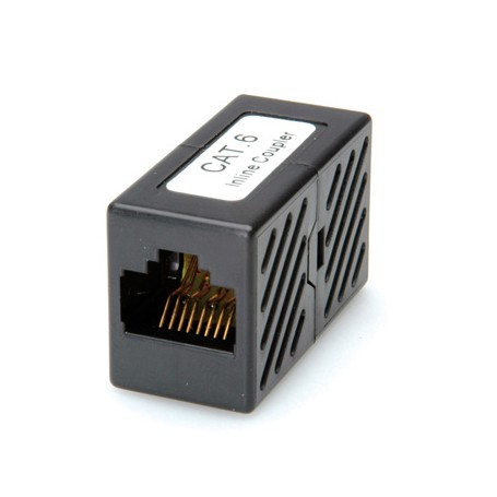 ROLINE RJ-45 Modular Coupler, Cat.6, unshielded, black (21.17.3043)