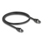 Netzwerkkabel RJ-45 Cat.8.1 S/FTP, bis 40 Gbps (schwarz, 50cm) (80232)
