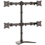 StarTech.com Supporto Articolabile VESA per 4 Montor - Stand per 4 Schermi fino a 27" (ARMBARQUAD)