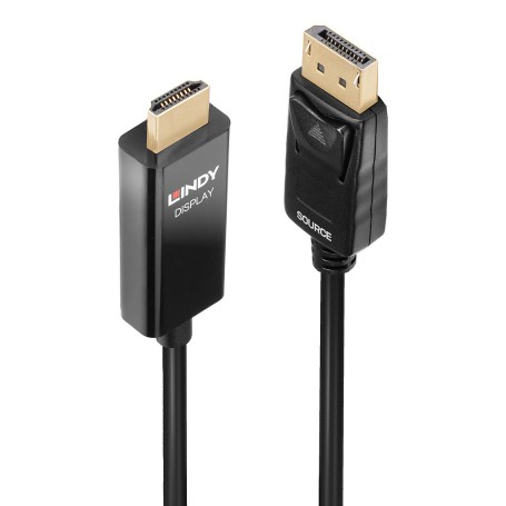 Lindy 40926 cavo e adattatore video 2 m DisplayPort HDMI tipo A (Standard) Nero (40926-LND)