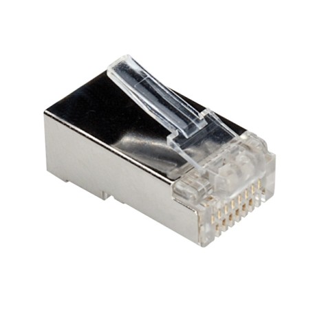 ROLINE Cat.6 Modular Plug, shielded, for Stranded Wire 10 pcs. Trasparente (21.17.3061)