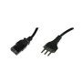 ITB MG00700 cavo di alimentazione Nero 1,8 m Spina di alimentazione di tipo L Accoppiatore C13 (LKIT18)