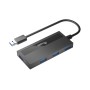 Equip 128956 hub di interfaccia USB 3.2 Gen 1 (3.1 Gen 1) Type-A 5000 Mbit/s Nero