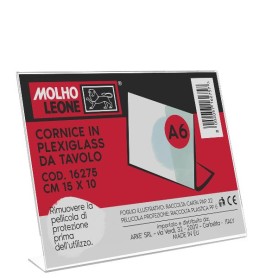 CORNICE PLEXIGLASS DA TAVOLO 15X10 (16275)
