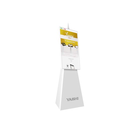YASHI DY5513 visualizzatore di messaggi Design totem 139,7 cm (55") LED Wi-Fi 450 cd/m² 4K Ultra HD Bianco Touch screen Process