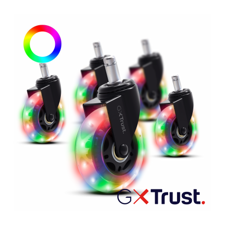 GXT701 LED GEL CHAIR WHEELS (25803)
